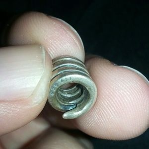 Authentic Pandora silver snake charm